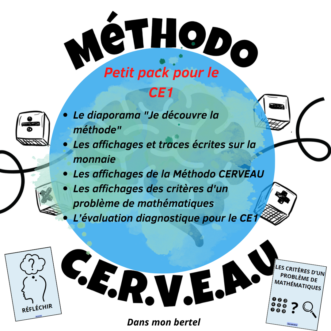 Petit pack Méthodo CERVEAU CE1