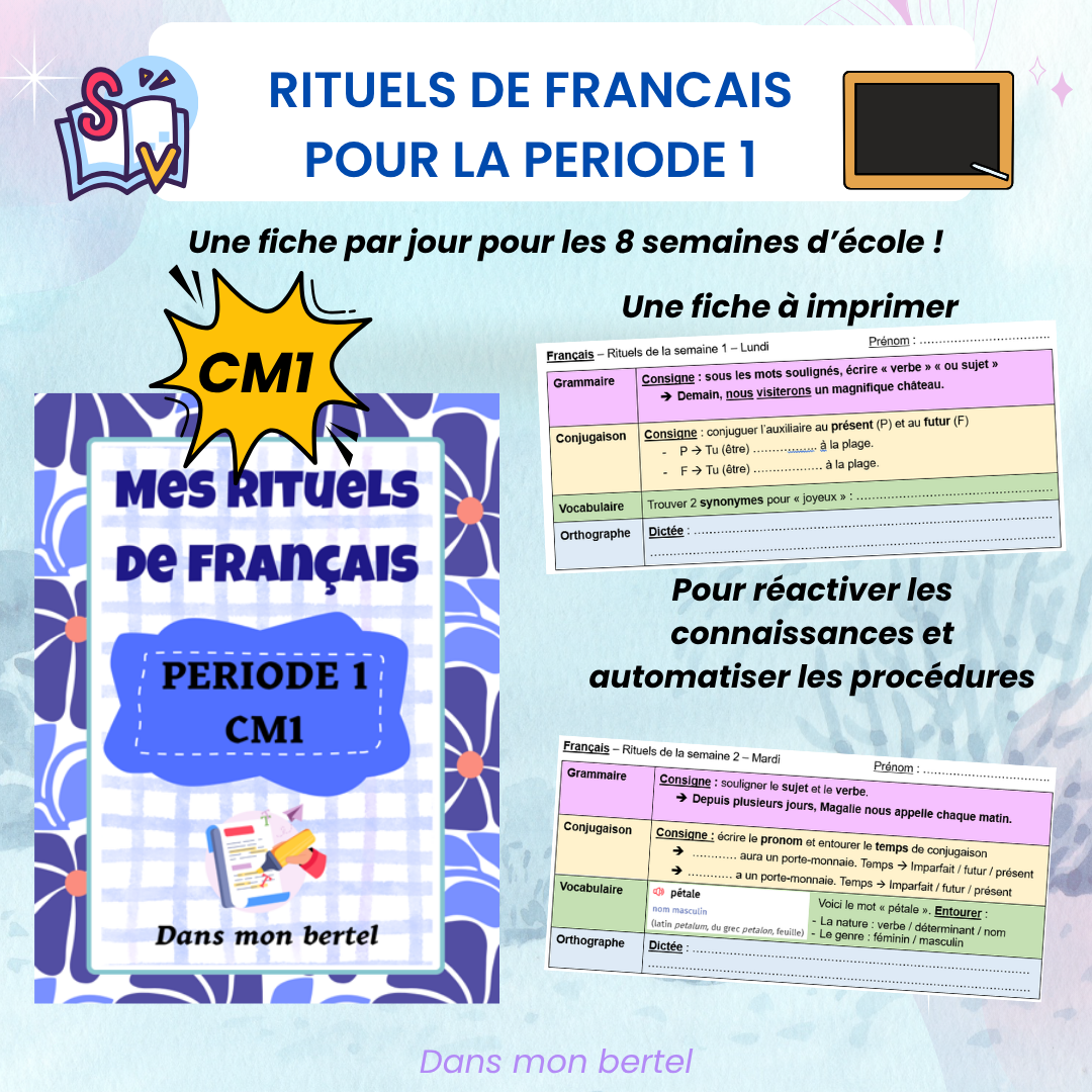 Rituels de français CM1 - P1